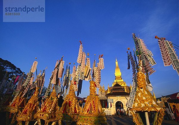 Vientiane  Hauptstadt  Fest  festlich  Laos