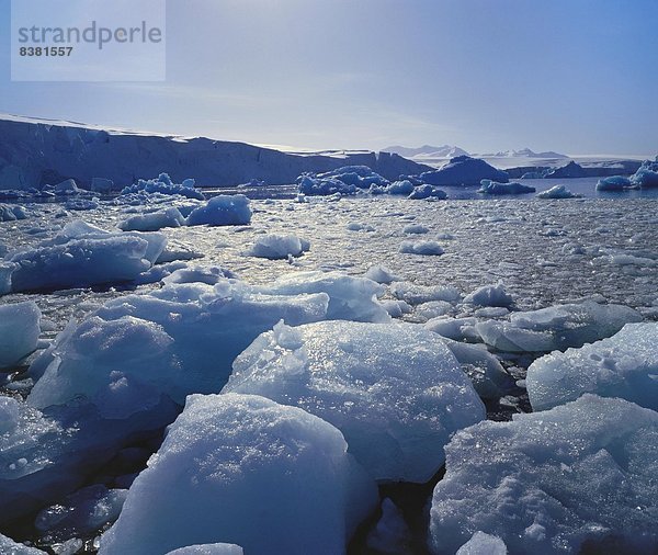 Schwimmende Eis auf Antartica