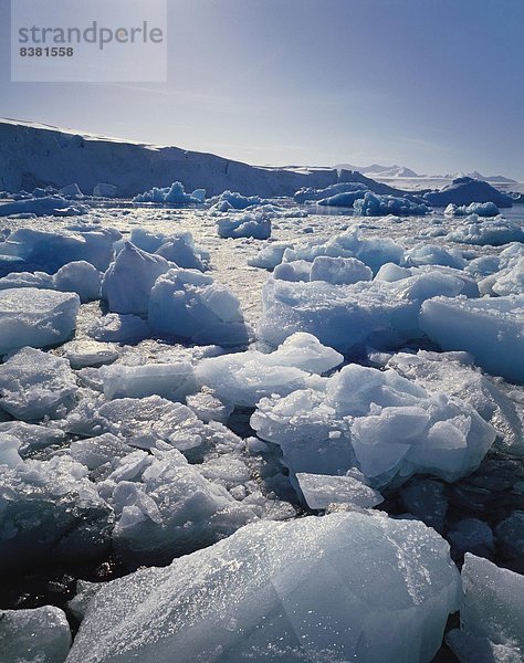 Eis auf Antartica  Close-