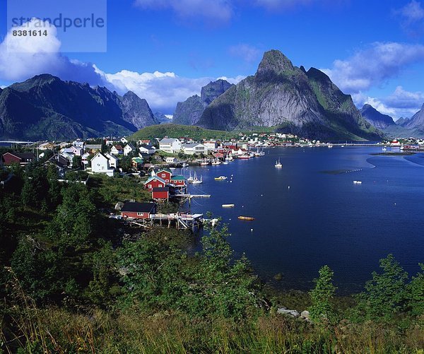 Reine Town  Moskenesoy  Lofoten  Norwegen