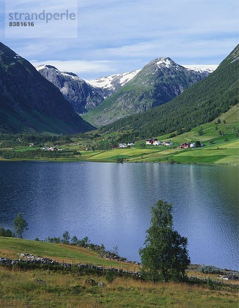 Westlichen Fjorde  in der Nähe von Sogndal  Norwegen