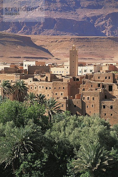 Draa valley  Kasbah  Marokko