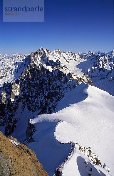 Aiguille du Midi  Chamonix  Frankreich  Europa