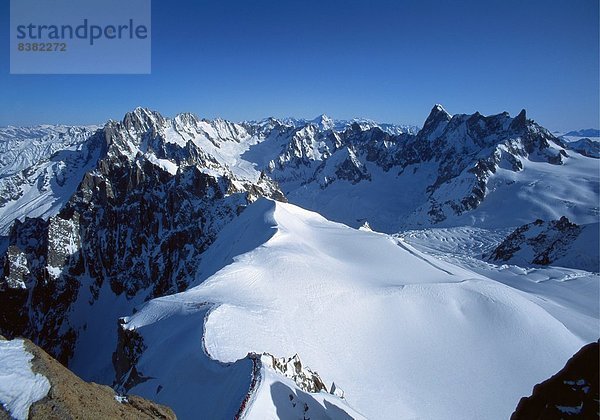 Aiguille du Midi  Chamonix  Frankreich  Europa