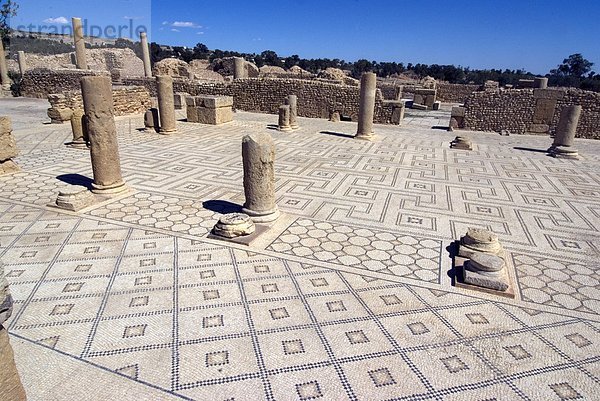 Große Bäder  römische Ruine Sufetula  Tunesien  Nordafrika  Afrika