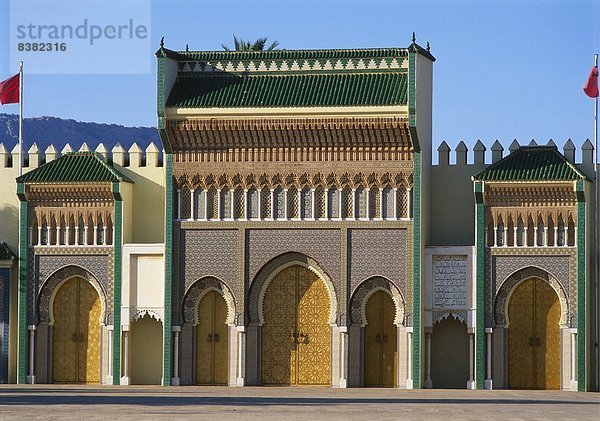 Royal Palace in Fes  Marokko  Vorderansicht