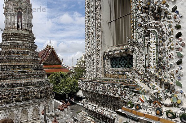 Wat Arun (Tempel der Morgenröte)  Bangkok  Thailand  Südostasien  Asien