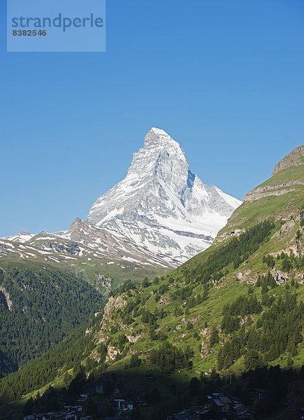 Europa  Westalpen  Schweiz  Zermatt