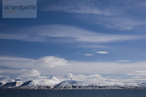 Europa  Küste  Norwegen  Spitzbergen  Skandinavien  Svalbard