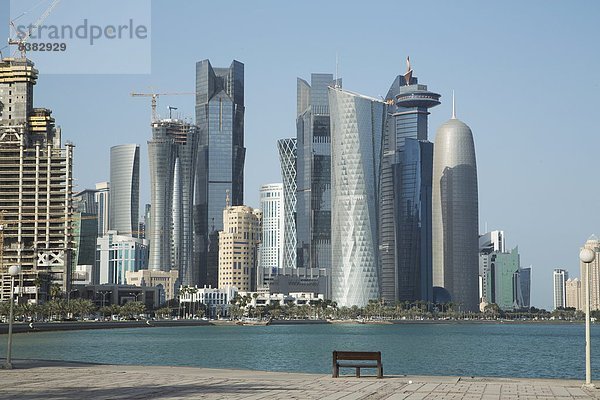 Skyline  Skylines  Zukunft  Hochhaus  Naher Osten  Doha