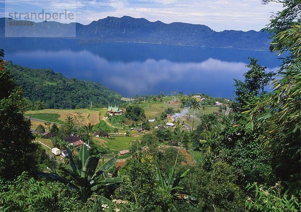 Maninjau und Maninjau See  Sumatra  Indonesien