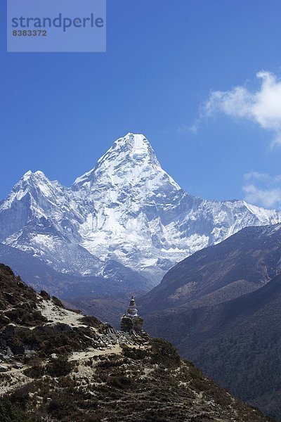 hinter  folgen  fünfstöckig  Buddhismus  Himalaya  UNESCO-Welterbe  Asien  Nepal  Stupa