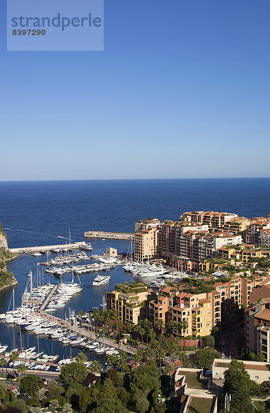Frankreich Jachthafen Cote d Azur Fontvieille Monaco Monte Carlo