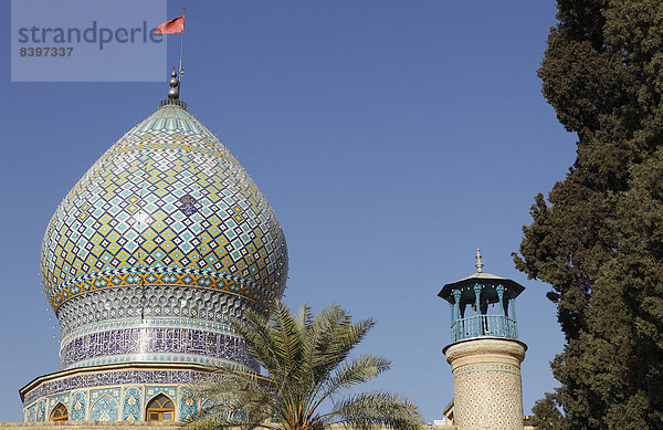 Kuppel  Shah Cheraq Mausoleum  Shiraz  Provinz Fars  Persien  Iran