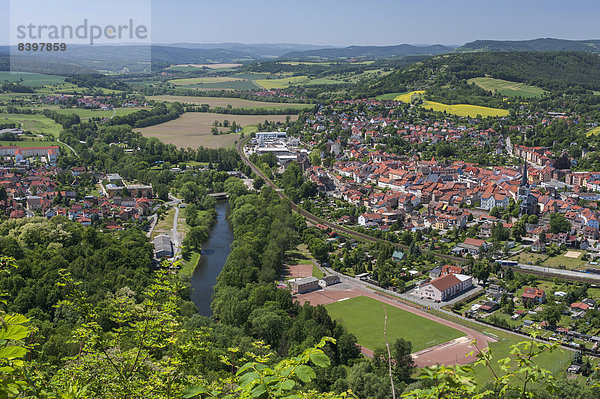 Stadt Ansicht Deutschland Thüringen