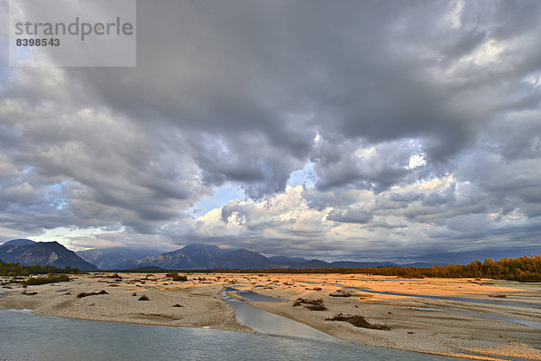 Wildfluss Tagliamento  Forgaria nel Friuli  Italien