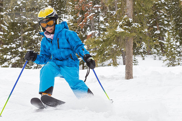 Schnee  mischen  Skisport  Mädchen  Mixed  Hang