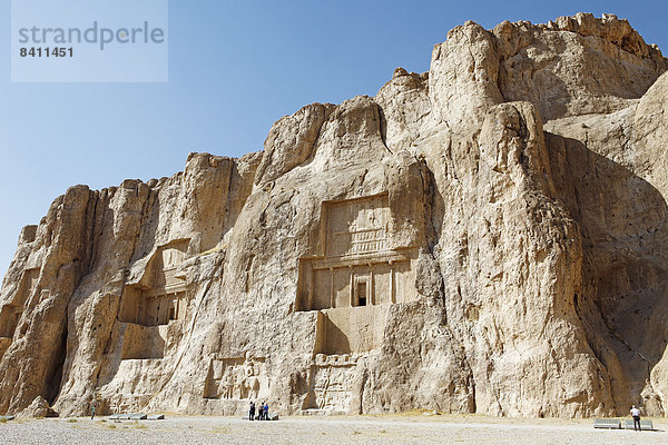 Felsgräber von Artaxerxes I und Darius I  Naqsh-e Rostam  Provinz Fars  Persien  Iran