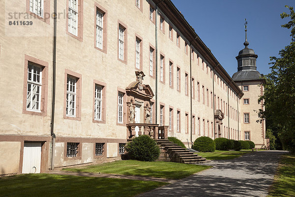Schloss und Kloster Corvey  Höxter  Weserbergland  Nordrhein-Westfalen  Deutschland