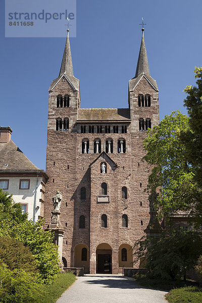 Pfarrkirche St. Stephanus und Vitus  Schloss und Kloster Corvey  Höxter  Weserbergland  Nordrhein-Westfalen  Deutschland