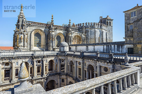 Großer Kreuzgang  Convento de Cristo Kloster  Unesco-Weltkulturerbe  Tomar  Ribatejo  Portugal