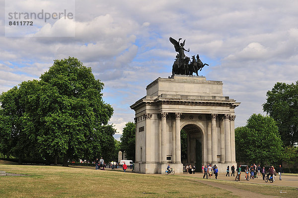 Wellington Arch  Hyde Park  City of Westminster  London  England  Großbritannien