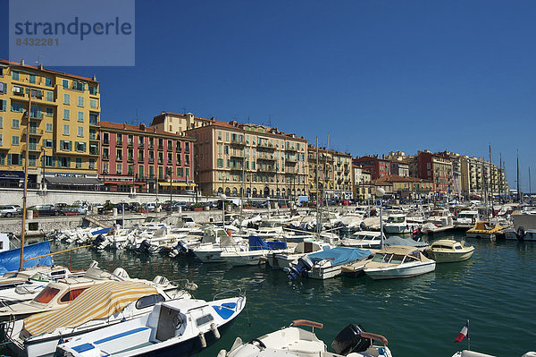 Fischereihafen  Fischerhafen  Außenaufnahme  Hafen  Frankreich  Europa  Tag  Boot  Freundlichkeit  Cote d Azur