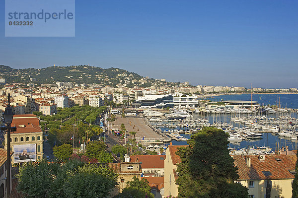 Außenaufnahme  Hafen  Frankreich  Europa  Tag  Stadt  Großstadt  Cote d Azur  Cannes