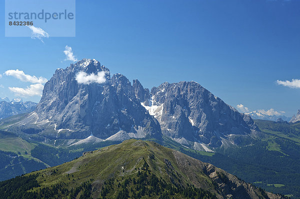 Außenaufnahme  Landschaftlich schön  landschaftlich reizvoll  Europa  Berg  Tag  Natur  Dolomiten  Trentino Südtirol  Italien  Berglandschaft  Grödnertal