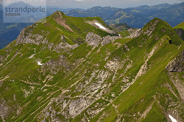 Ecke  Ecken  Panorama  Europa  Berg  Weg  Natur  Alpen  Bayern  Wanderweg  Deutschland  Berglandschaft