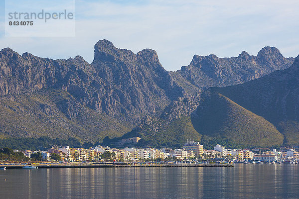 Felsbrocken  Europa  Berg  Morgen  Ruhe  Landschaft  Reise  Spiegelung  Großstadt  Insel  Mallorca  Tourismus  Bucht  Spanien