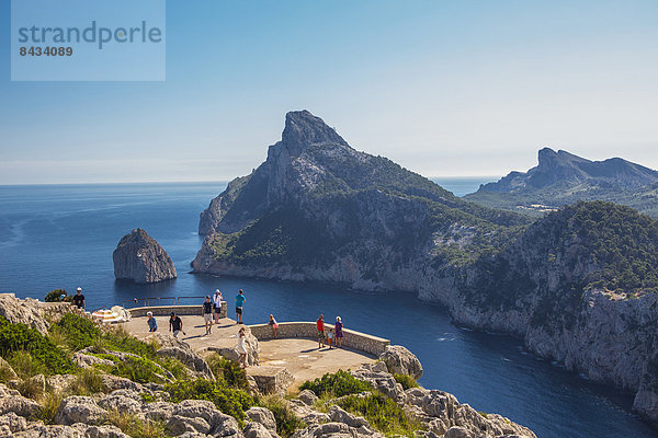 Felsbrocken  Europa  Landschaft  Küste  Reise  Tourist  Natur  Insel  blau  Mallorca  Terrasse  Tourismus  Aussichtspunkt  Spanien