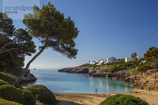 Europa Strand Reise Architektur Insel blau Mallorca Tourismus Bucht Spanien