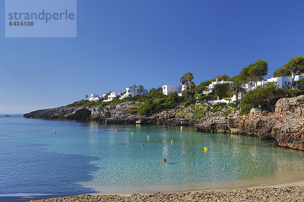 Europa Strand Reise Architektur Insel blau Mallorca Tourismus Bucht Spanien