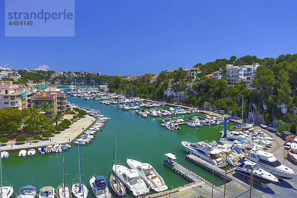 Hafen Europa Landschaft Reise Großstadt Boot Architektur Jachthafen Insel blau Mallorca Tourismus Spanien