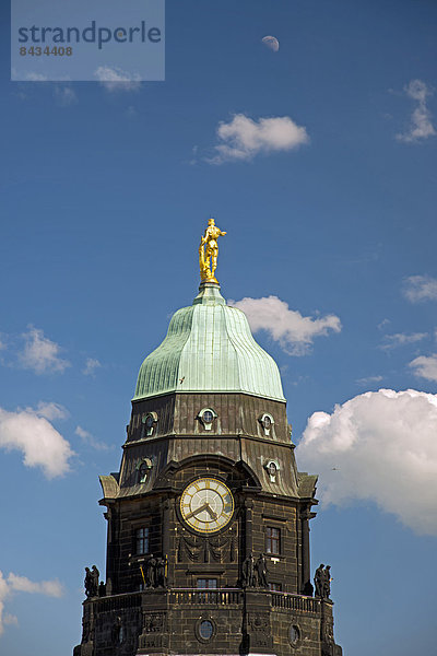 Panorama überqueren Europa Kreuz Dresden Deutschland Sachsen