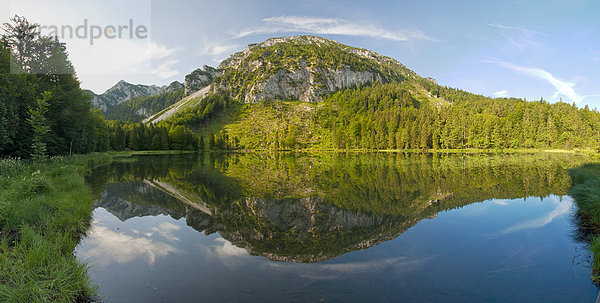 Wasserrand  Wasser  Europa  Berg  ruhen  Ruhe  Spiegelung  Stille  Gras  Bayern  Chiemgau  Deutschland  Rest  Überrest  Oberbayern