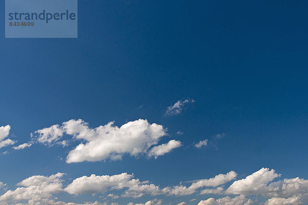 blauer Himmel  wolkenloser Himmel  wolkenlos  Haufenwolke  Europa  Wolke  Himmel  weiß  blau  Wolkengebilde  Deutschland  Wetter