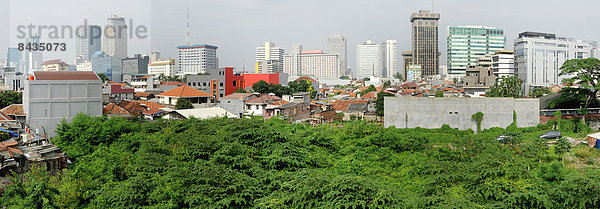 Panorama  Stadt  Großstadt  Asien  Indonesien  Java