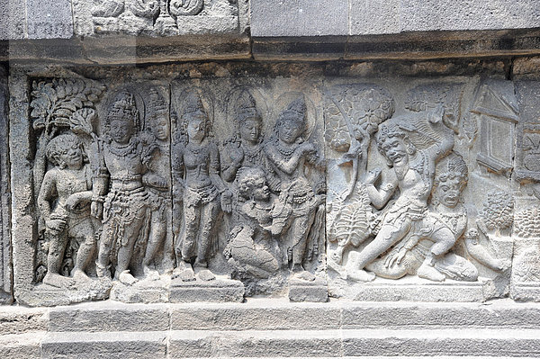 Stein  Kunst  Figur  Hilfe  Asien  Hinduismus  Indonesien  Java  Prambanan  Geschicklichkeit
