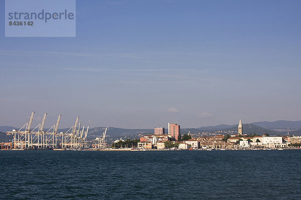 Wasser Hafen Europa Strand Reise Küste Meer Adriatisches Meer Adria Istrien Mittelmeer Slowenien