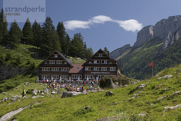 Europa Berg See Restaurant Alpen Bergsee Schweiz