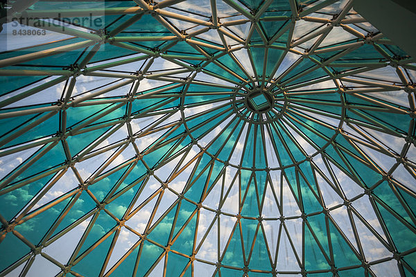 Einkaufszentrum  Kuppel  Panorama  Glas  Sonnenuntergang  offen  Gebäude  Großstadt  Architektur  kaufen  Tourismus  Kuppelgewölbe  Eurasien  neu