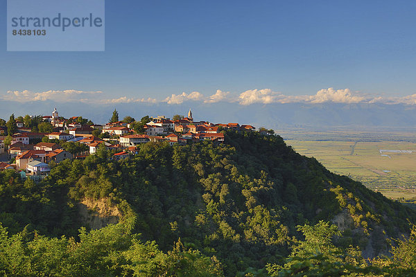 hoch  oben  Skyline  Skylines  Berg  Tal  Reise  Architektur  Dorf  Tourismus  Eurasien