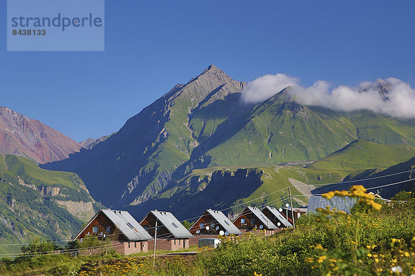 Berg Wohnhaus Tal Dorf Bungalow Schlucht Eurasien Aussichtspunkt