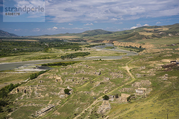 Reise  Geschichte  Ruine  Fluss  Höhle  Tourismus  Eurasien  Kura  alt  Seidenstraße