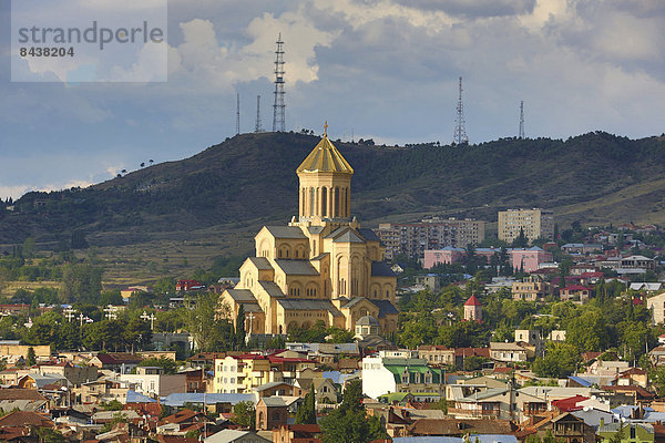 Tiflis  Hauptstadt  Reise  Großstadt  Architektur  Kathedrale  Tourismus  Innenstadt  Eurasien