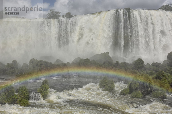 Nationalpark  Wasser  Landschaft  Wunder  niemand  Natur  Wasserfall  UNESCO-Welterbe  Iguacu Wasserfall  Iguacufälle  Parana  Brasilien  Regenbogen  Südamerika