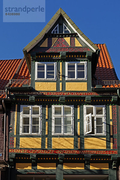 Detail Details Ausschnitt Ausschnitte Sehenswürdigkeit bauen Europa Gebäude Straße Architektur Geschichte Celle Deutschland Niedersachsen Tourismus