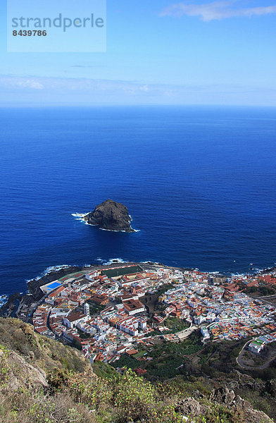 Europa  Meer  Dorf  Kanaren  Kanarische Inseln  Steilwand  Garachico  Spanien  Teneriffa